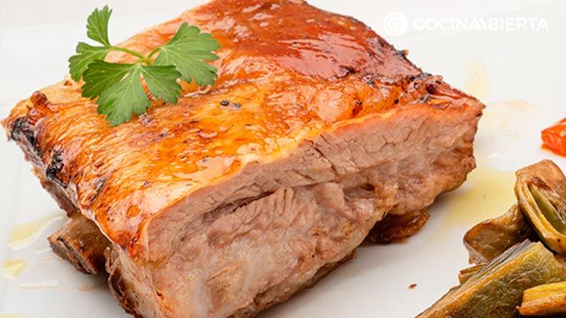 Costilla de cerdo al horno: la receta de Arguiñano