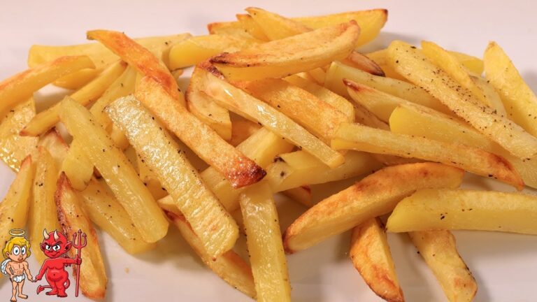 Deliciosas patatas fritas sin aceite: ¡menos calorías!