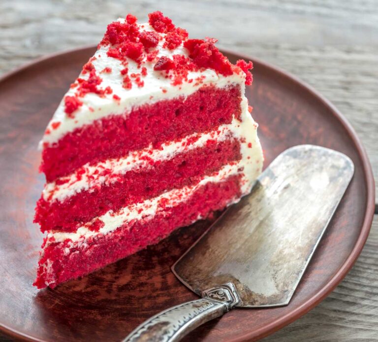 Los ingredientes de la tarta Red Velvet