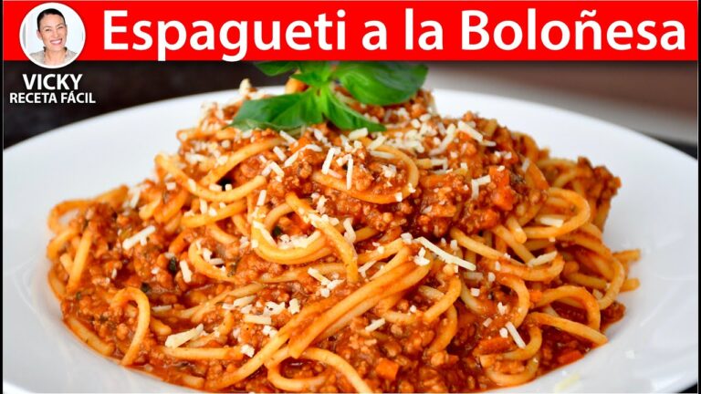 Receta fácil de espaguetis a la boloñesa: ¡Delicioso y rápido!