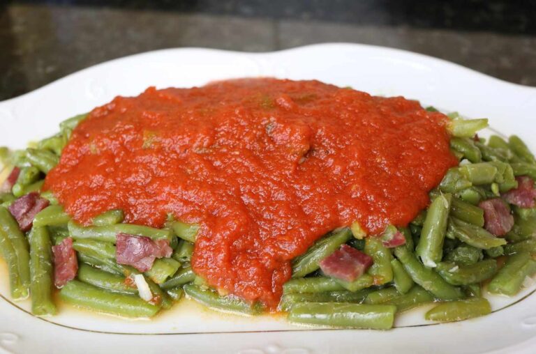 Receta irresistible de judías verdes con tomate: Javi Recetas